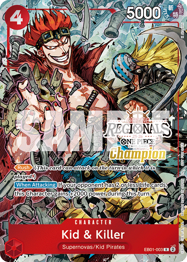 Kid &amp; Killer - onepiece TCG Card