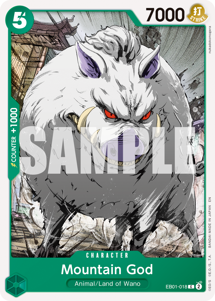 Mountain God - onepiece TCG Card