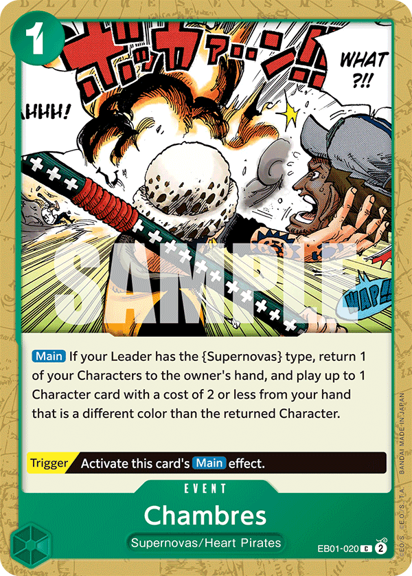 Chambres - onepiece TCG Card
