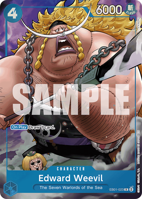 Edward Weevil - onepiece TCG Card
