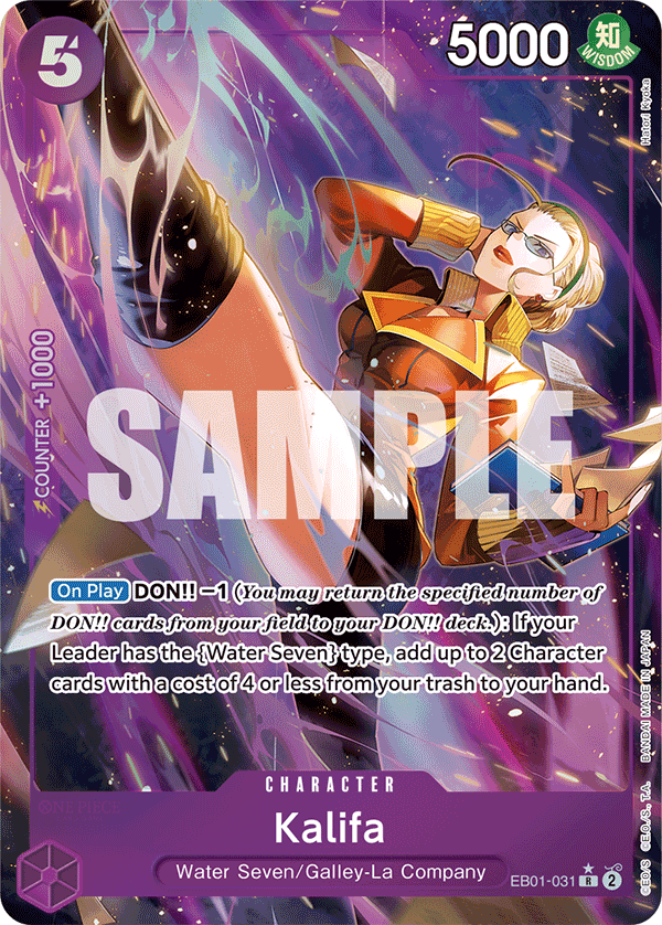 Kalifa - onepiece TCG Card