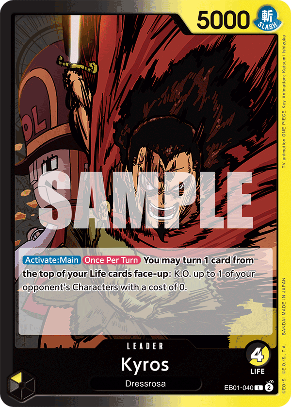 Kyros - onepiece TCG Card