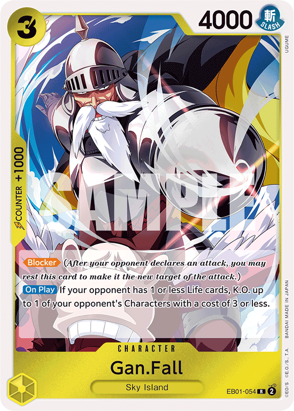 Gan.Fall - onepiece TCG Card