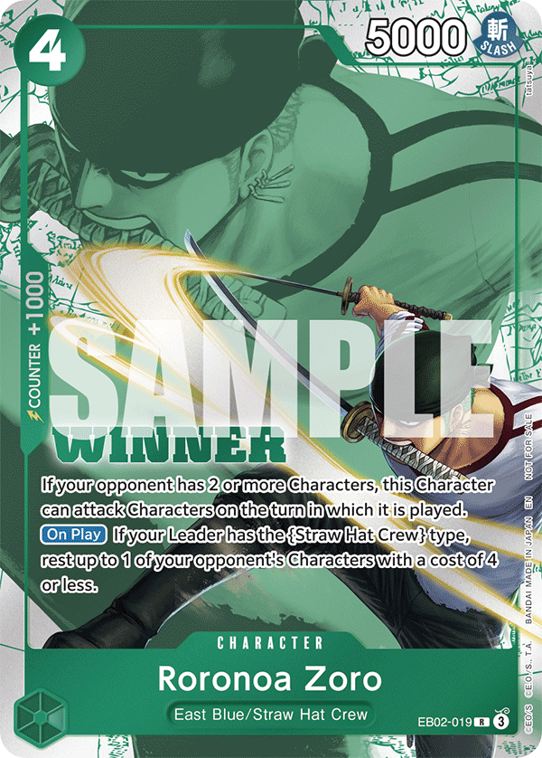 Roronoa Zoro - onepiece TCG Card