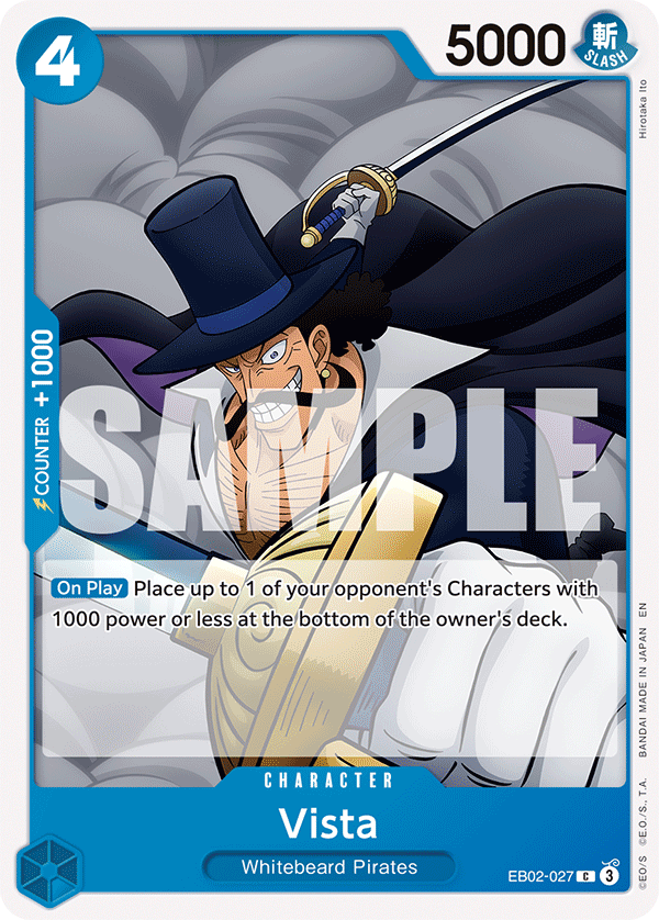 Vista - onepiece TCG Card