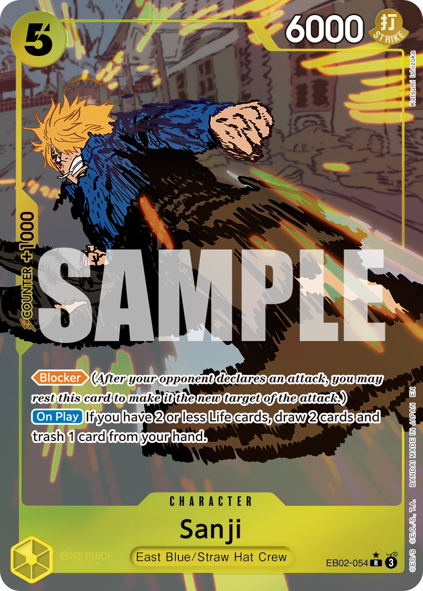 Sanji - onepiece TCG Card