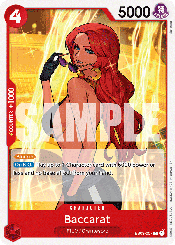 Baccarat - onepiece TCG Card