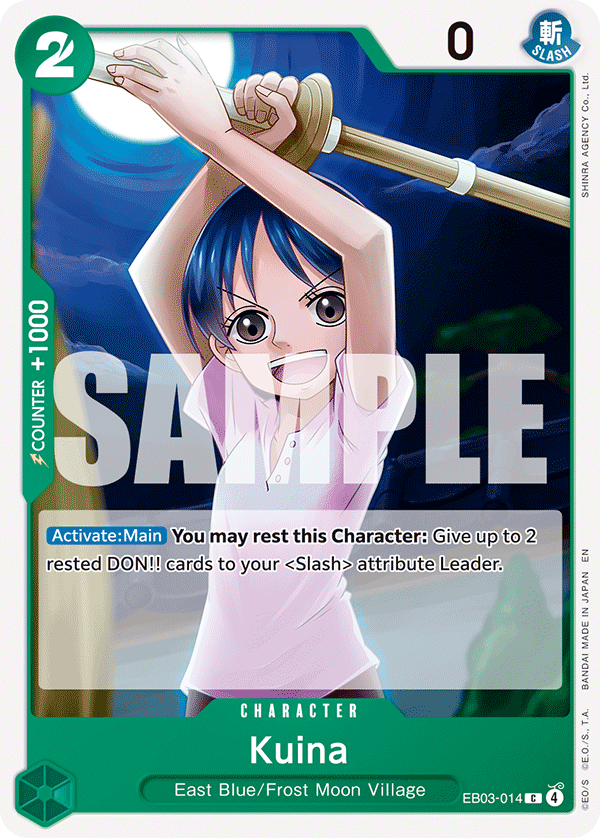 Kuina - onepiece TCG Card