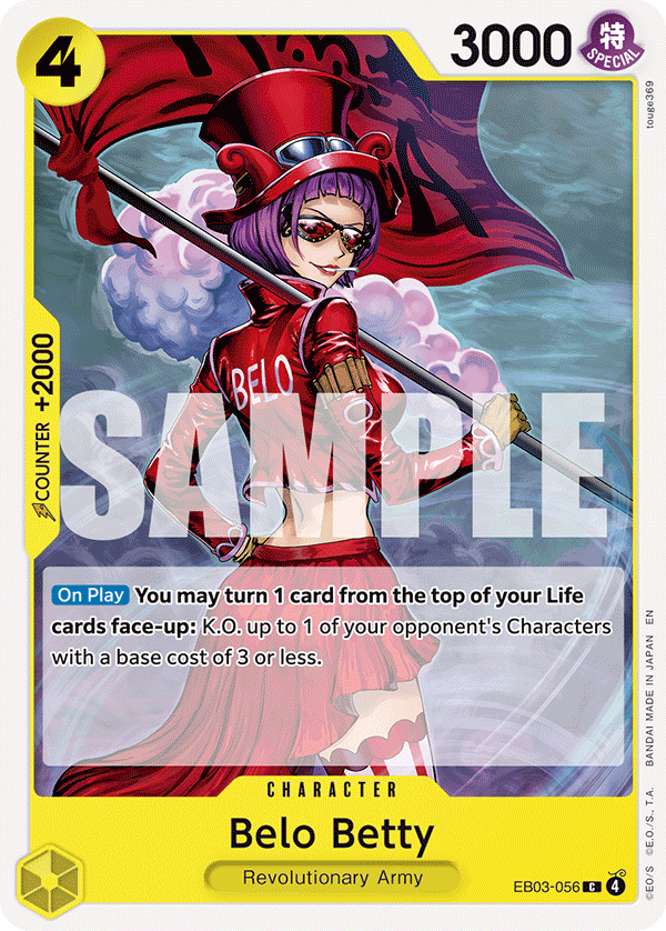 Belo Betty - onepiece TCG Card