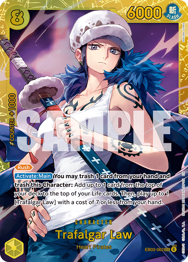Trafalgar Law - onepiece TCG Card