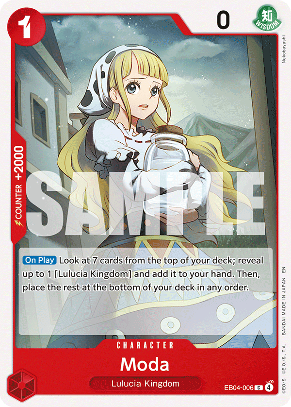 Moda - onepiece TCG Card