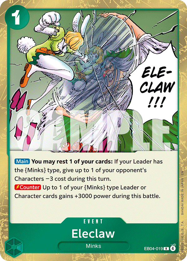 Eleclaw - onepiece TCG Card