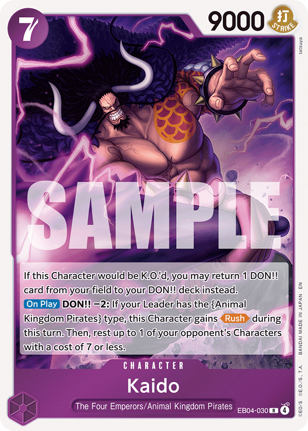 Kaido - onepiece TCG Card