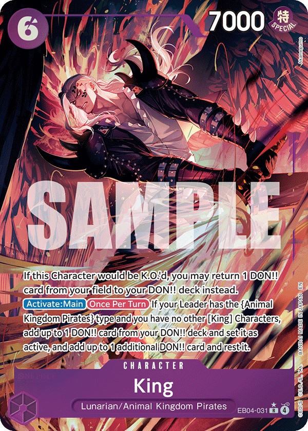 King - onepiece TCG Card