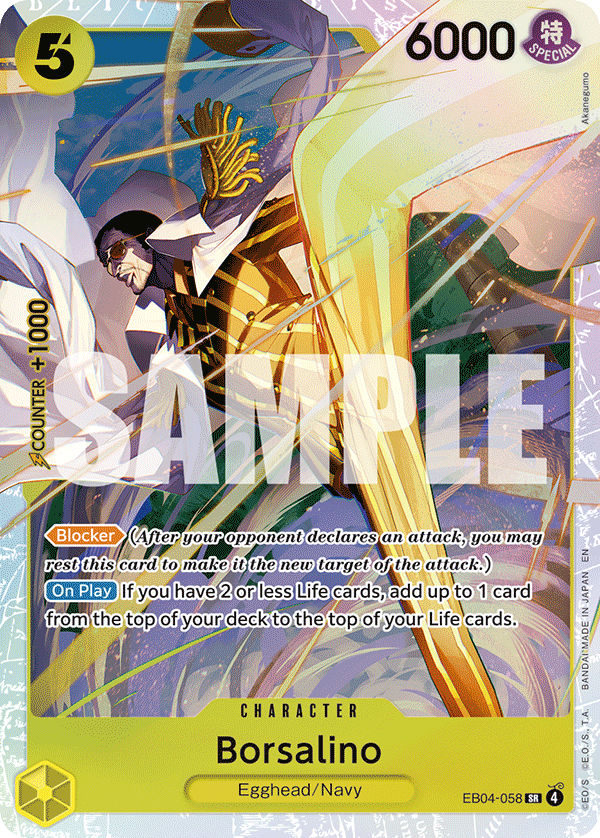Borsalino - onepiece TCG Card