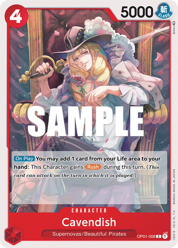 Cavendish - onepiece TCG Card