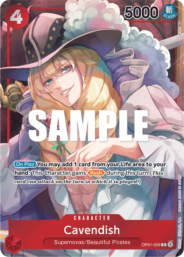 Cavendish - onepiece TCG Card