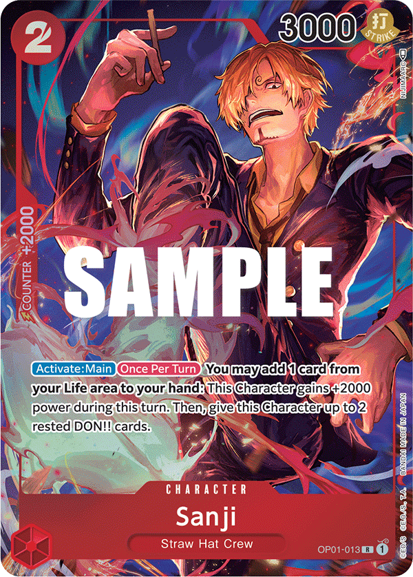 Sanji - onepiece TCG Card