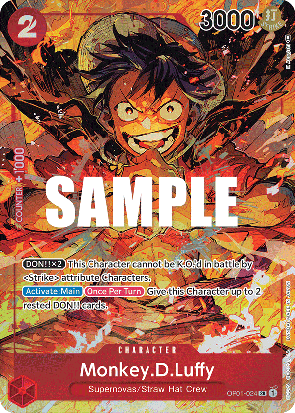 Monkey.D.Luffy - onepiece TCG Card