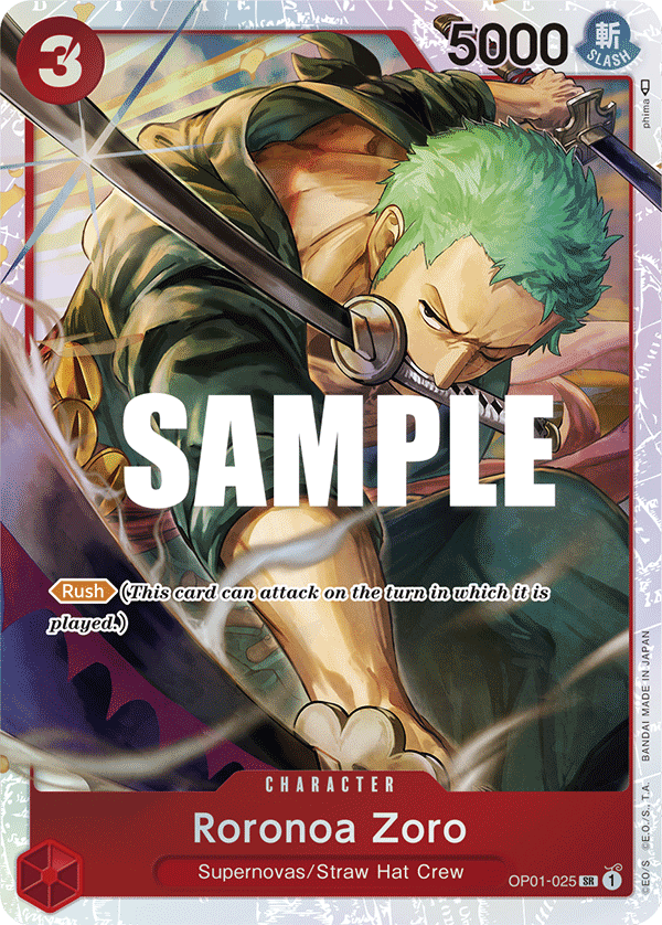 Roronoa Zoro - onepiece TCG Card
