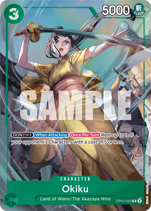 Okiku - onepiece TCG Card