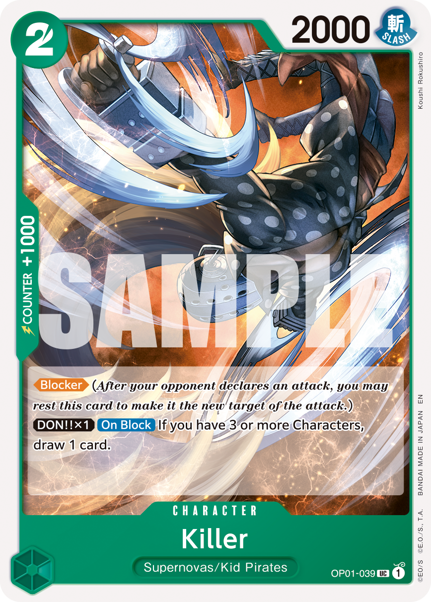 Killer - onepiece TCG Card