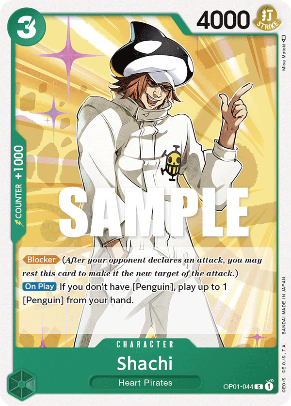 Shachi - onepiece TCG Card