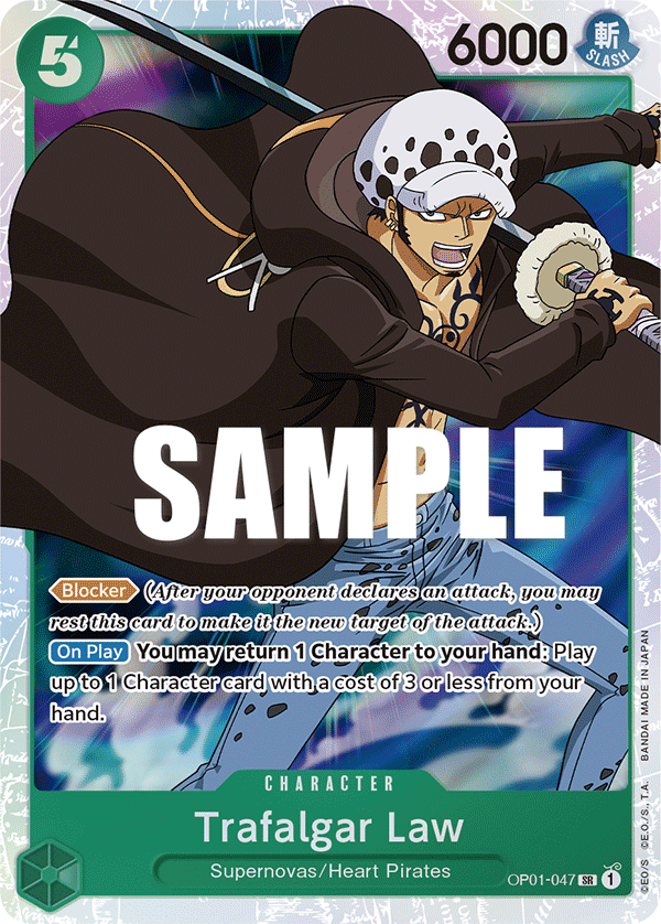 Trafalgar Law - onepiece TCG Card