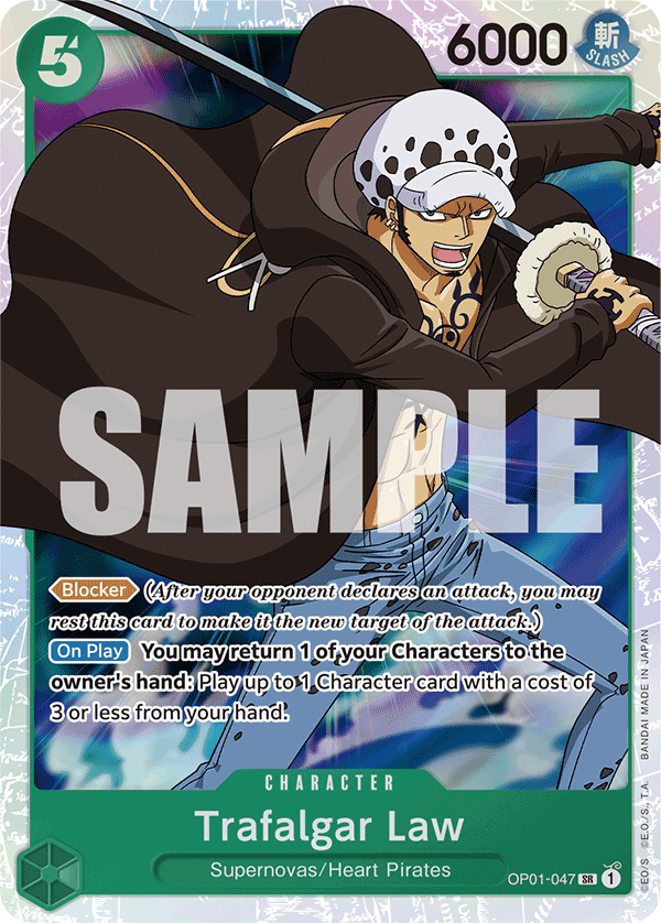 Trafalgar Law - onepiece TCG Card