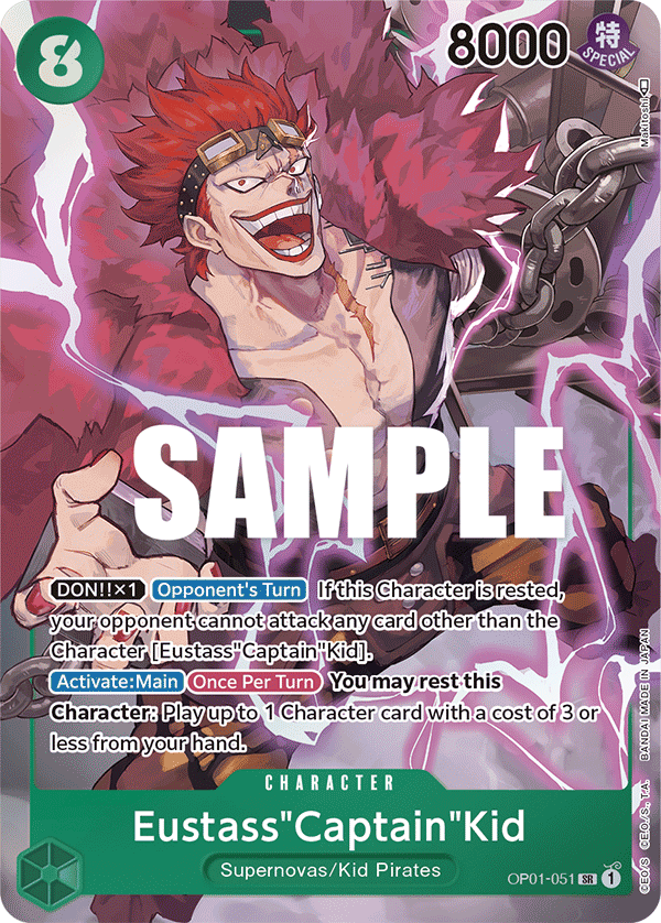 Eustass"Captain"Kid - onepiece TCG Card