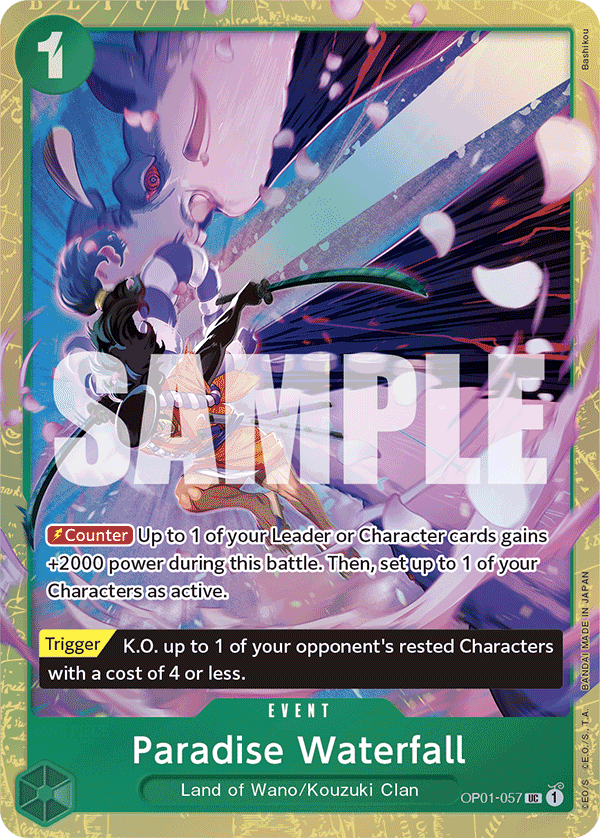 Paradise Waterfall - onepiece TCG Card
