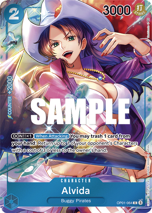 Alvida - onepiece TCG Card