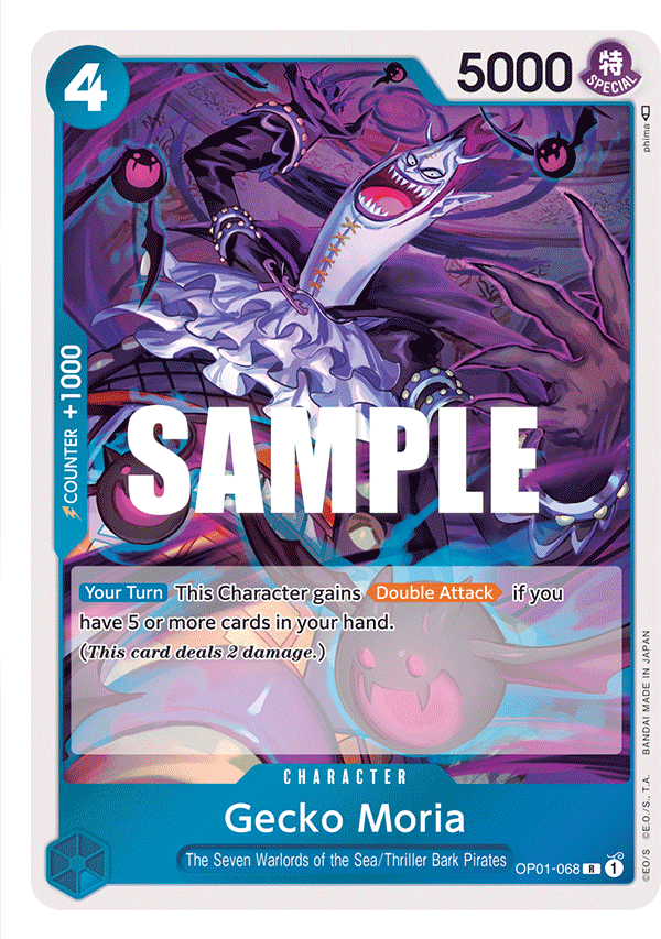 Gecko Moria - onepiece TCG Card