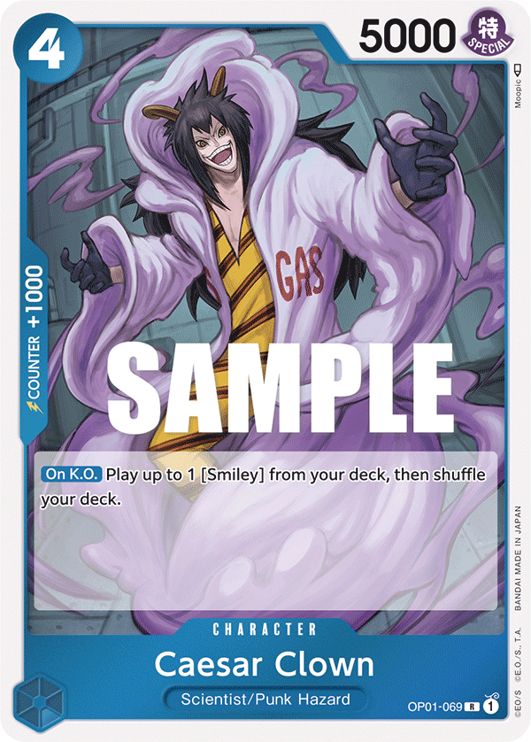 Caesar Clown - onepiece TCG Card