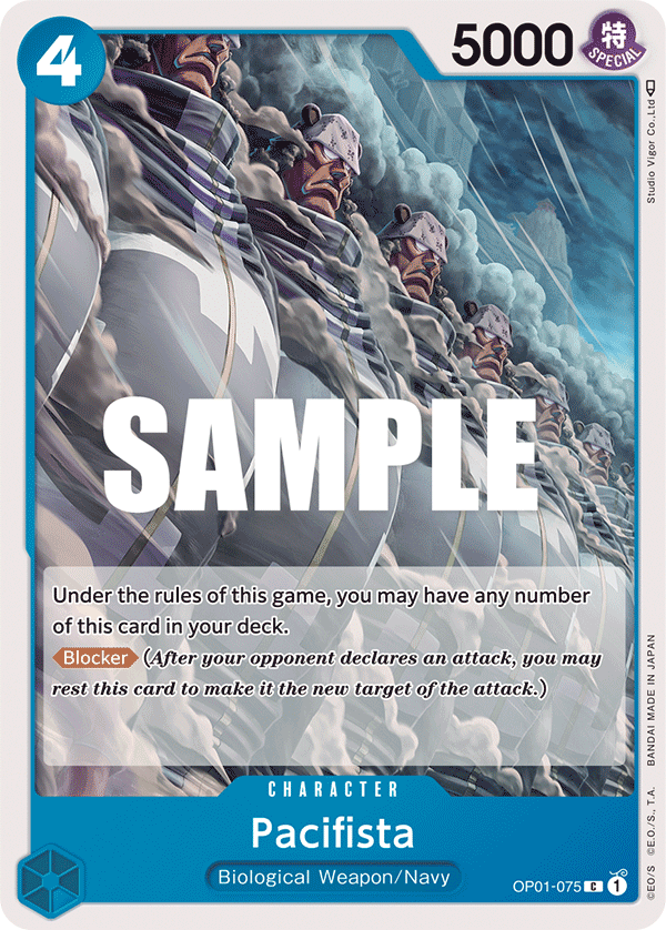 Pacifista - onepiece TCG Card