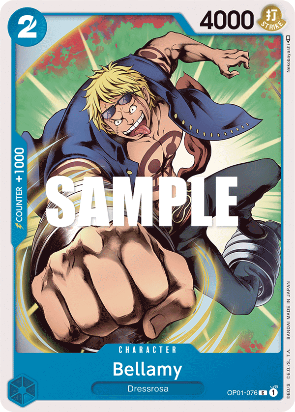 Bellamy - onepiece TCG Card