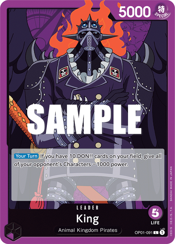 King - onepiece TCG Card