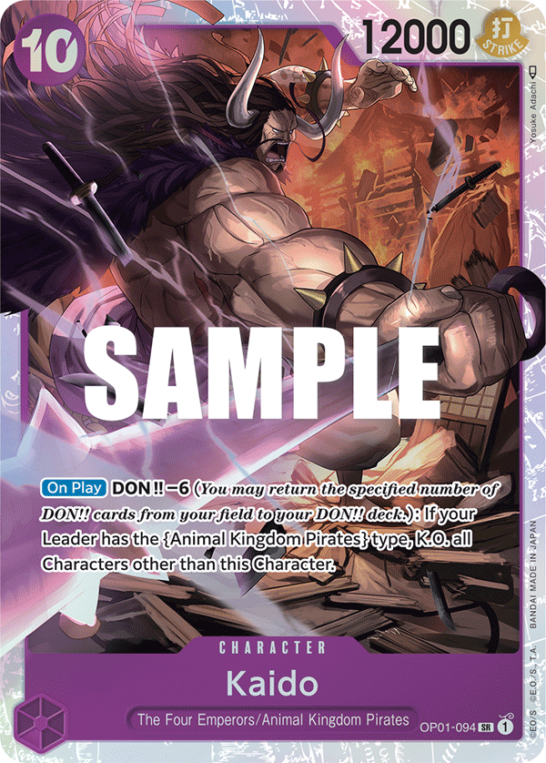Kaido - onepiece TCG Card