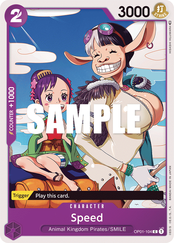 Speed - onepiece TCG Card