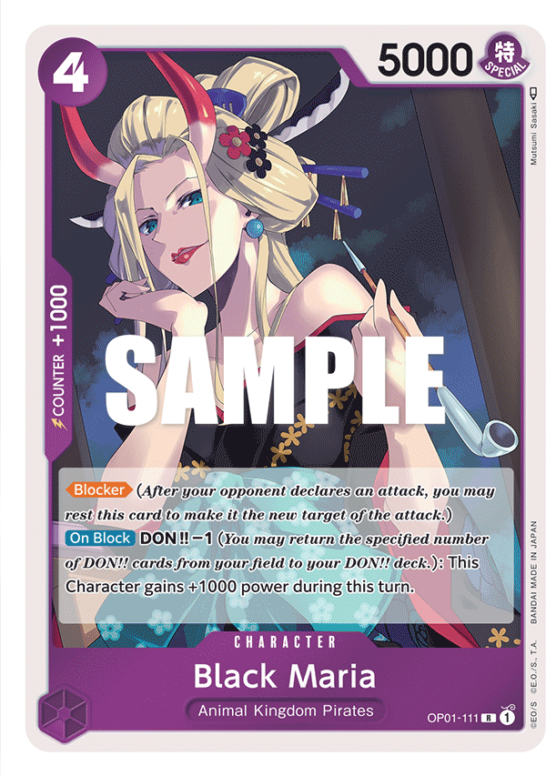 Black Maria - onepiece TCG Card