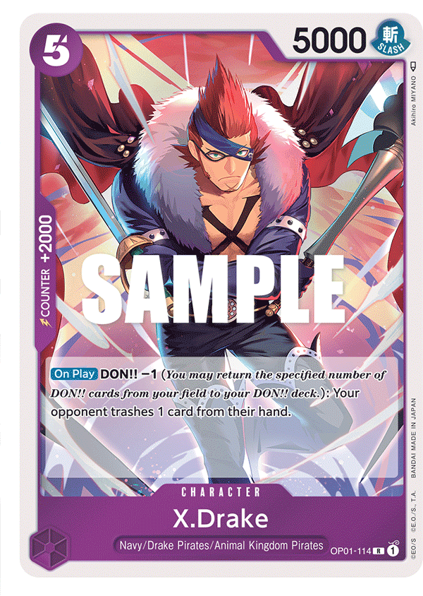 X.Drake - onepiece TCG Card
