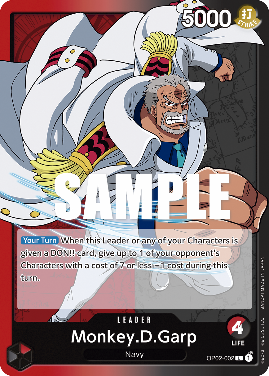 Monkey.D.Garp - onepiece TCG Card