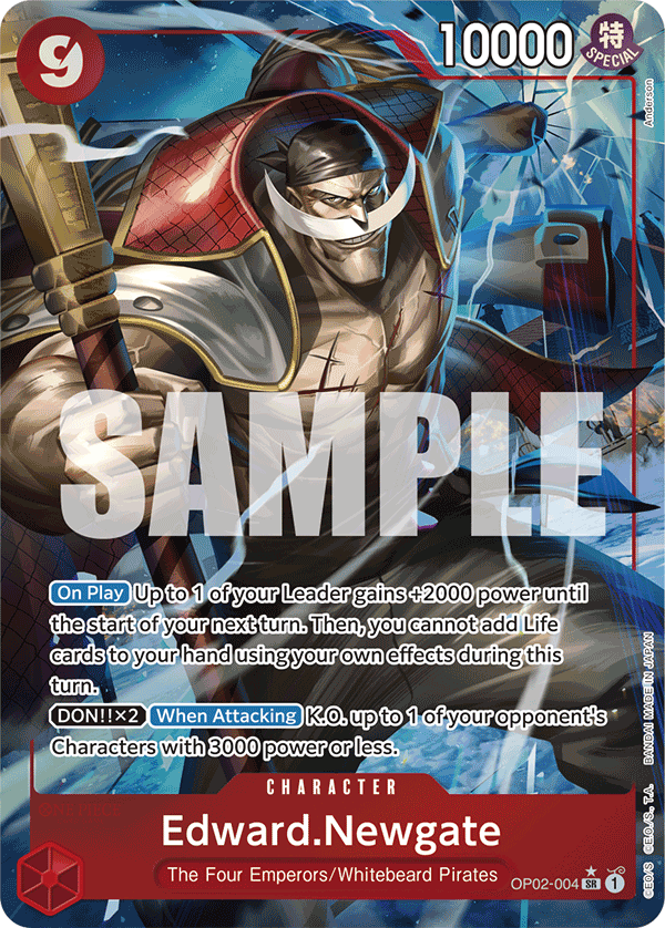 Edward.Newgate - onepiece TCG Card