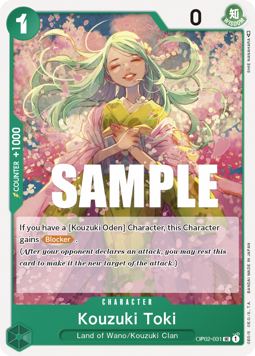 Kouzuki Toki - onepiece TCG Card