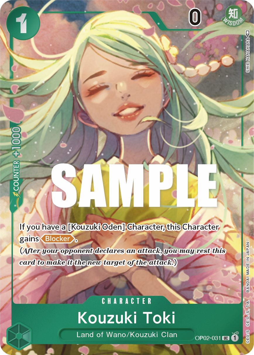 Kouzuki Toki - onepiece TCG Card