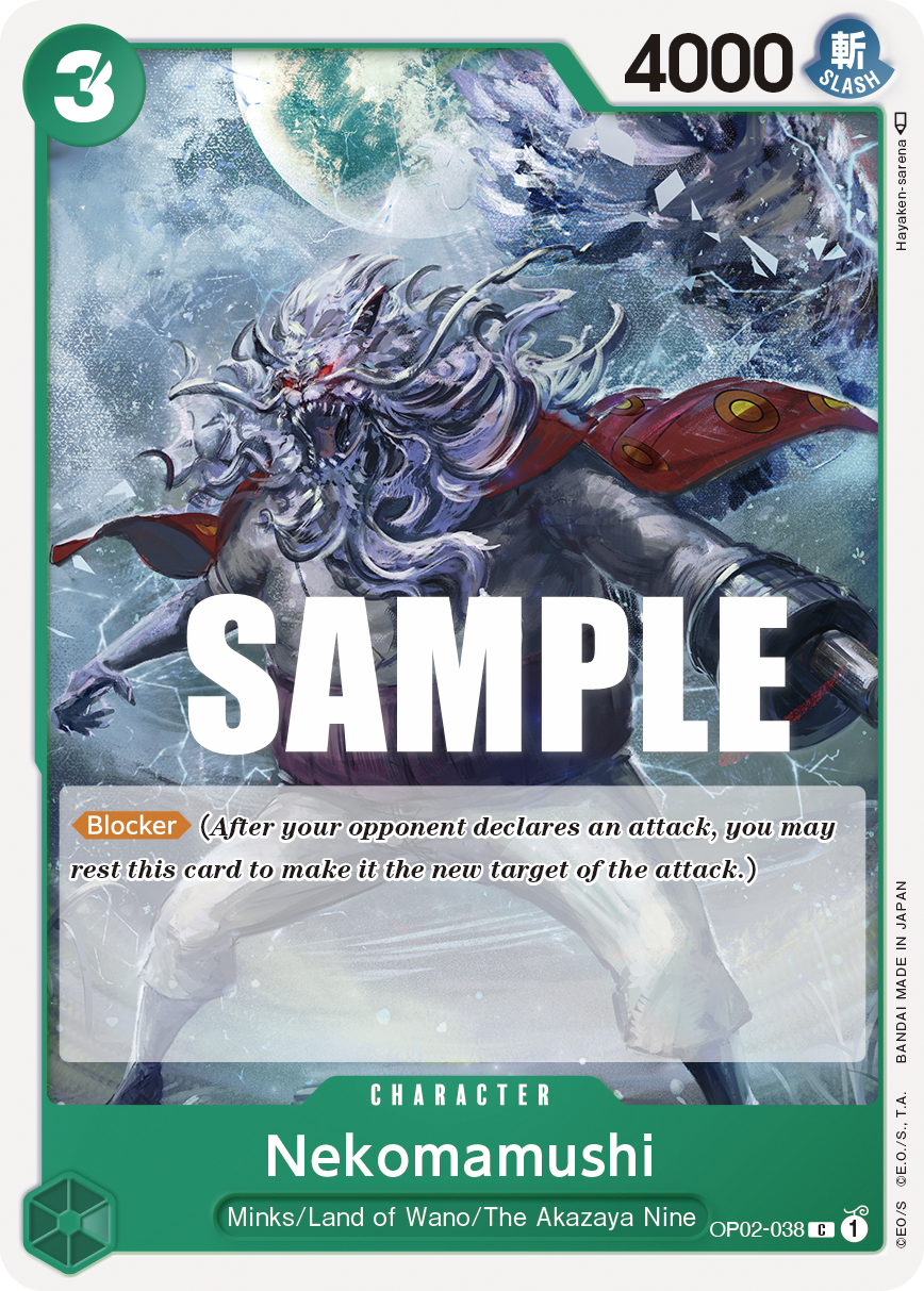 Nekomamushi - onepiece TCG Card