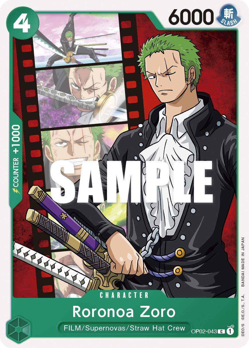 Roronoa Zoro - onepiece TCG Card