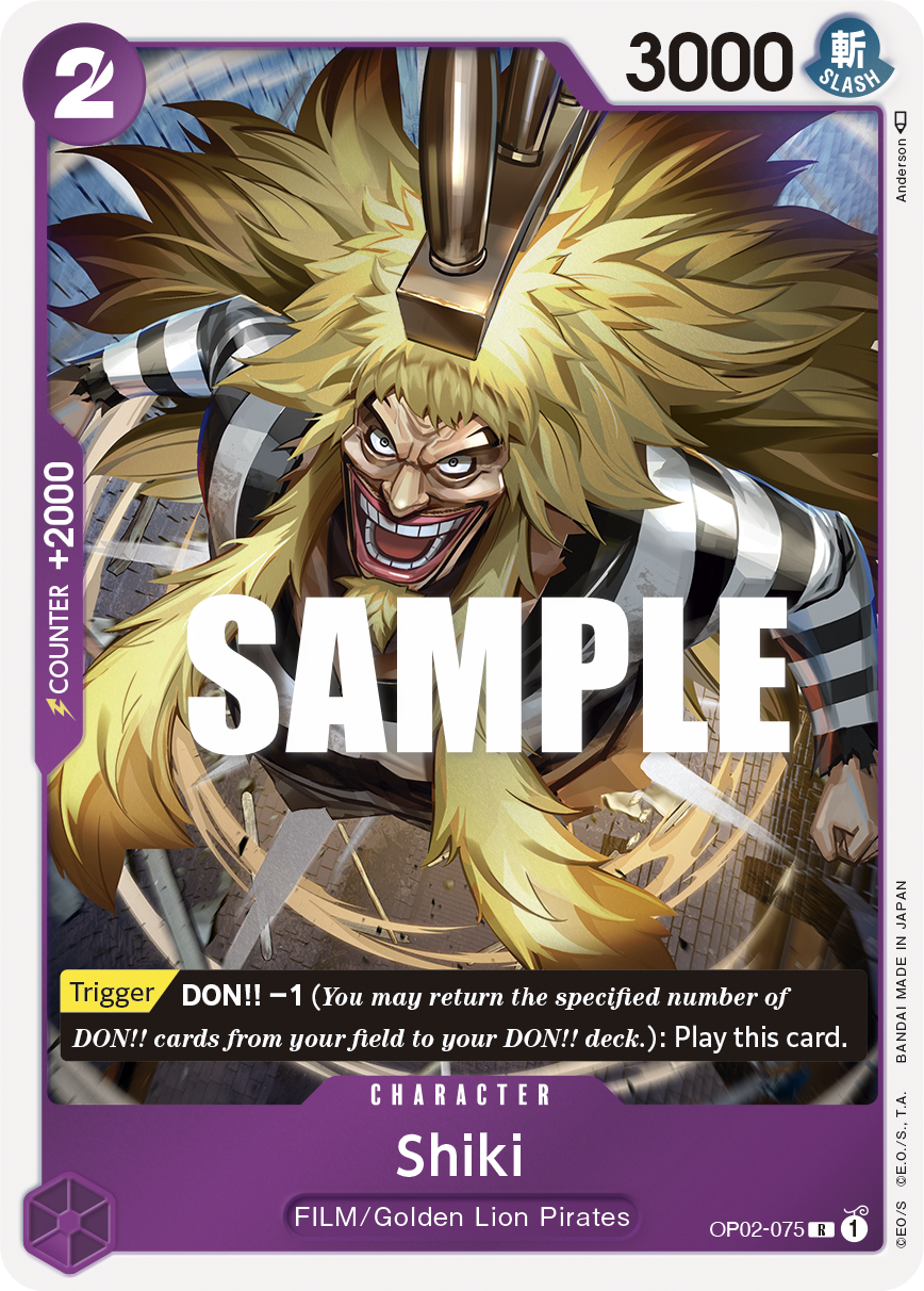 Shiki - onepiece TCG Card