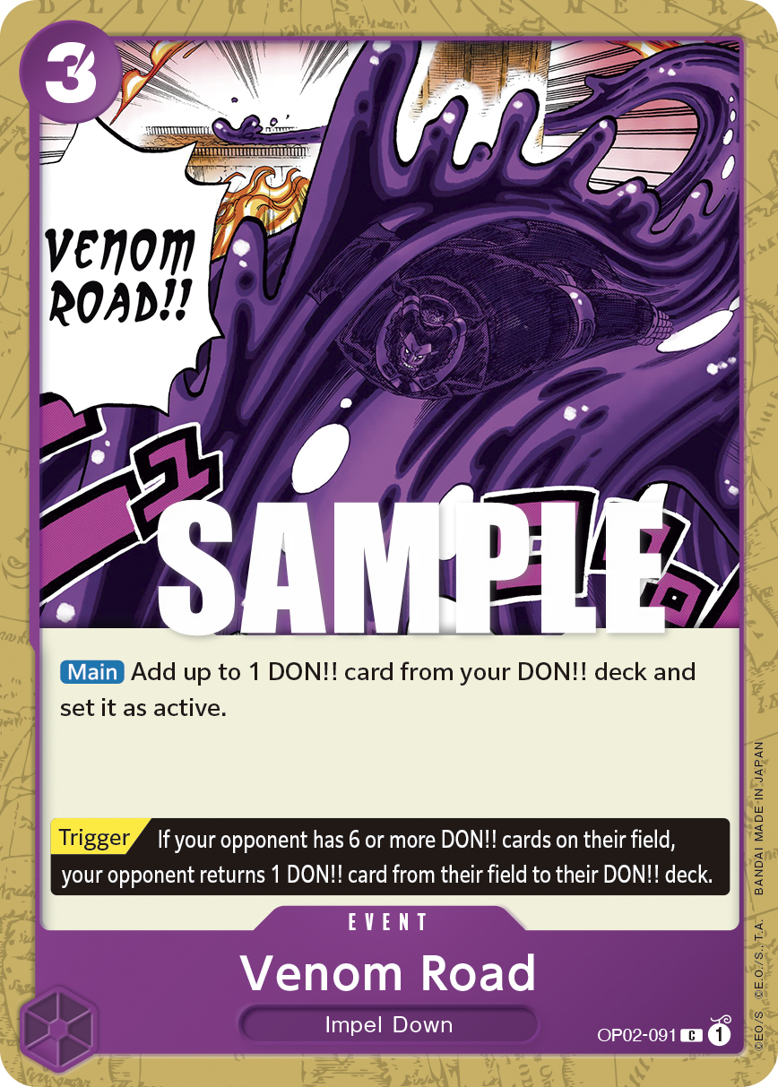 Venom Road - onepiece TCG Card