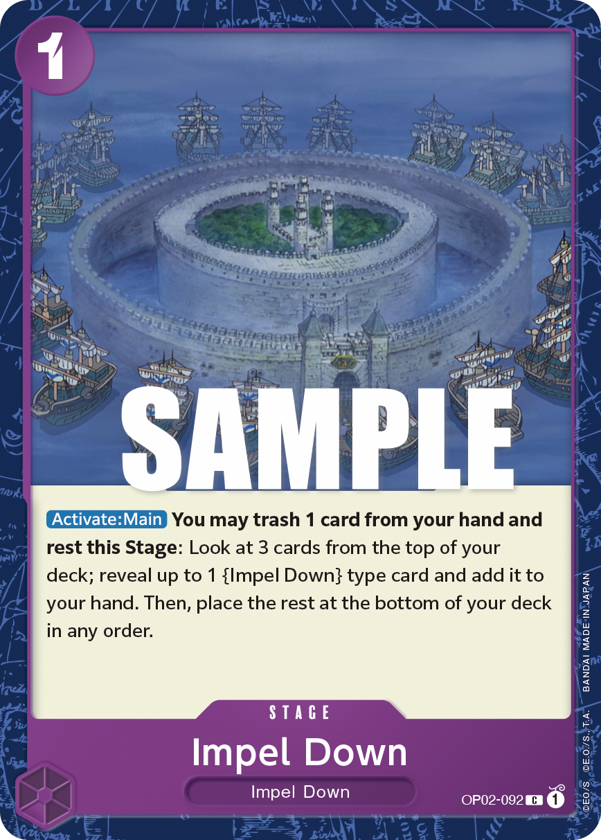 Impel Down - onepiece TCG Card